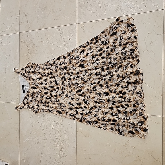 100% SILK Jones New York Woman Floral Dress 16W - Picture 7 of 7